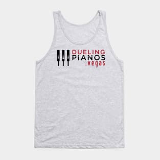 Dueling Pianos.Vegas Red & Black Keys Tank Top